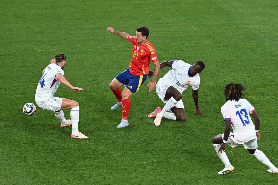西班牙惨遭法国队逆袭，四强攻略破灭